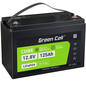 Green Cell Baterie LiFePO4 12,8V 125Ah Green Cell